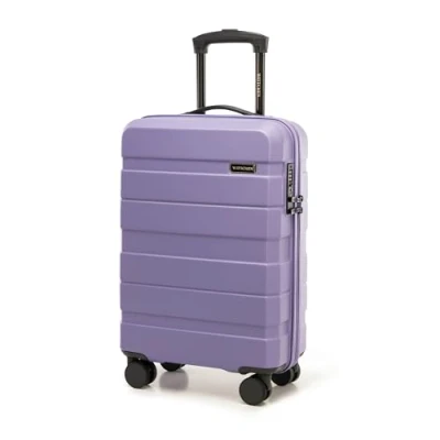 Bild av WITTCHEN COMODO Line resväska handbagage set av ABS teleskophandtag TSA lås 4 dubbelhjul, lila, Handgepäck,