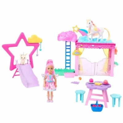 Bild av Barbie A Touch Of Magic Chelsea Dockset med Pegasus