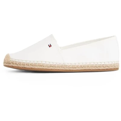 Bild av Tommy Hilfiger FLAG Espadrillos, Storlek: 38, Ecru Bomull