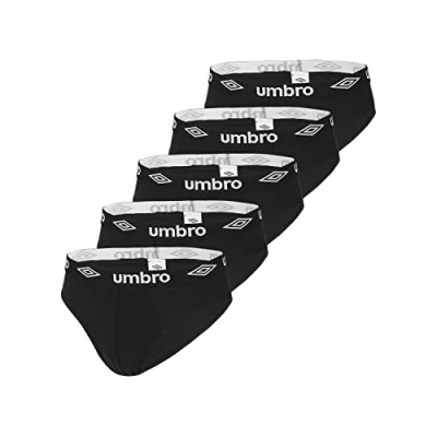 Bild av Umbro 100% bomull underkläder för män, perfekt passform, trevlig och naturlig (5 st), Klass, L