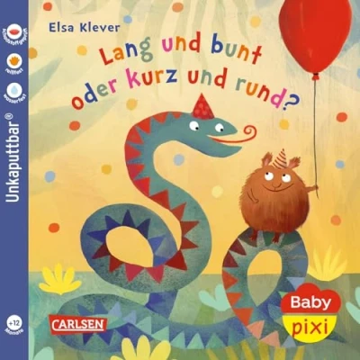 Bild av Baby Pixi (unkaputtbar) 130: Lang und bunt, kurz rund: wasserfest, schadstoffgeprüft, reißfest