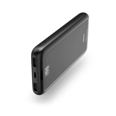 Bild av Hama Performance 10 Power Pack 10000 mAh 3 Outputs: USB C 2x A Anthracite PowerBank Svart