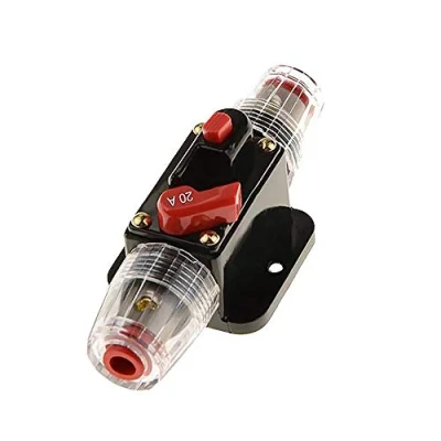 Bild av Mintice 12 V 20 A bilmotor ljud solenergi inline kretsbrytare säkringshållare skydd stereo