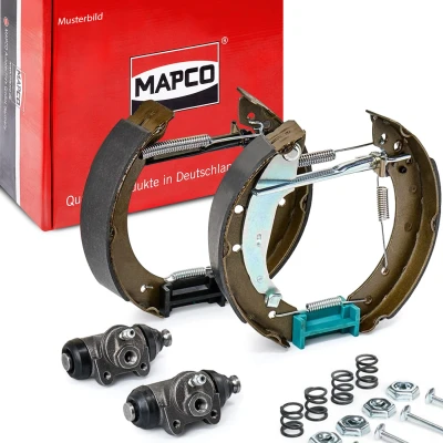 Bild av MAPCO 9781 Mâchoires de Frein Essieu arrière 200 40 avec cylindre roue, accessoires Jeu