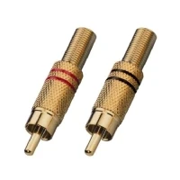 Bild av Monacor T 708GLC, RCA plug, Metall, Guld