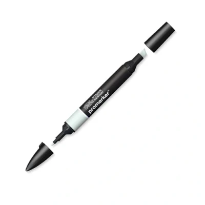 Bild av Winsor &amp; Newton &quot; ProMarker 0203260 professionell layoutmärkpenna 2 spetsar, fin och bred för ritningar, design layouter tegrön