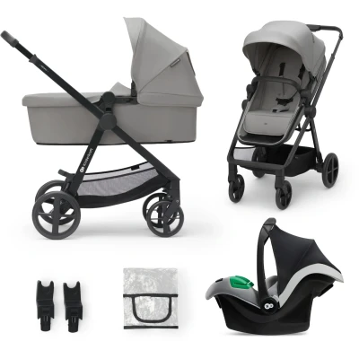 Bild av Kinderkraft 3 i 1 NEWLY Duovagn Travelsystem, Moonlight Grey