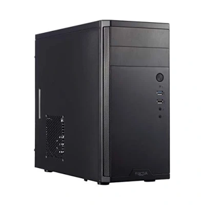 Bild av Fractal Design Core 1100 mATX 1x 120mm Silent Fläkt ingår Borstad Aluminium Svart