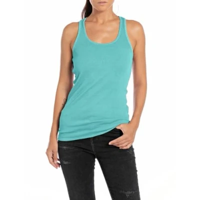 Bild av Replay Rib linne för kvinnor, 337 Amalfi Green, XS