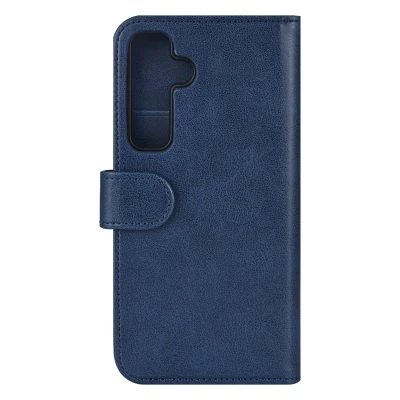 Bild av Essentials Samsung Galaxy S24 FE PU wallet, detachable, 3 cards, blue
