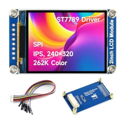Bild av Waveshare 2inch LCD Module, 240x320 Resolution, IPS Display, with SPI Interface