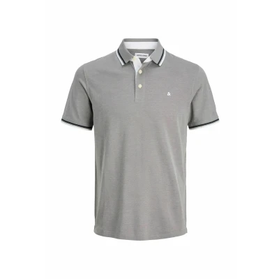 Bild av JACK &amp; JONES Jjepaulos Polo Ss Noos Pls plus size, Ultimate Grey, 4XL