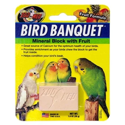 Bild av Zoo Med Mineral Block för fågel Fruktsmak 28 g