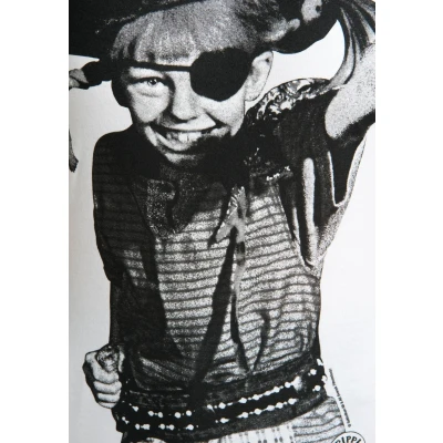Bild av Logoshirt Pippi Langstrumpf Pirat Tshirt med print, Storlek: Medium, Altweiss