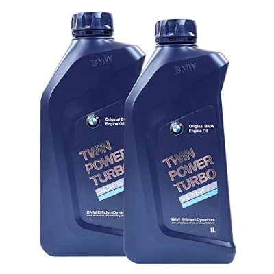 Bild av 2 x 1 l liter BMW Twin Power Turbo Longlife 04 LL 5W 30 motorolja, specifikationer/godkännande: 04; ACEA C3; API SN