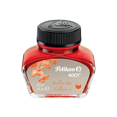 Bild av Pelikan 4001 Bläckflaska 30 ml Förpackning med 1 röd