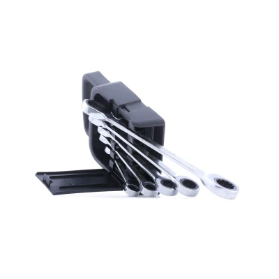 Bild av YATO YT 5038 Kit de clés polygonales doubles à cliquets 72 E8xE9, E10xE11, E12xE13, E14xE15, E17xE19 5 avec fonction crantage Acier chrome vanadium