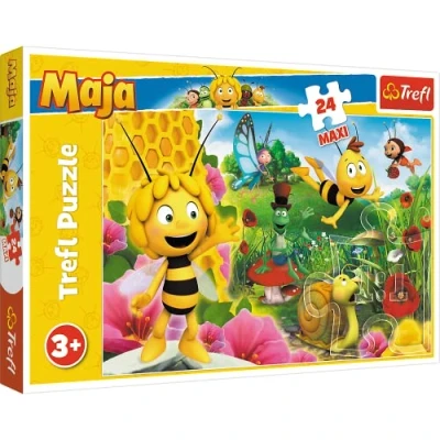 Bild av Trefl Pussel, In The World Of Maya Bee, 24 Maxi Elements, För Barn Från 3 År