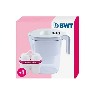 Bild av BWT Vida White 2.6 L Vattenfilter Filtrera med 1 magnesiumfilterpatron Dricksvatten Filter Kalk, Klor, Bly &amp; Koppar