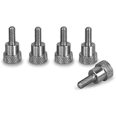 Bild av PrecisionGeek Räfflad axel THUMB skruvar rostfritt stål M5 x 10 mm handgrepp bultar (set med 5)