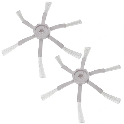 Bild av vhbw 2X Sidoborste Kompatibel med Xiaomi Roborock E4, S4, S5, S5 MAX, S50, S51, S55, S6, S6 MaxV, Pure Robot Dammsugare Set borstar, Svart