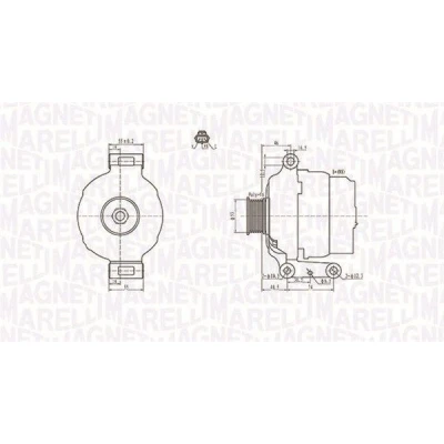 Bild av Generator, ford transit buss, flak/chassi, skåp, 2C1T10300AA, 2C1T10300AB