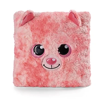 Bild av mjuk leksakskudde GLUBSCHIS kattan Dreamie 30x30cm vit Fluffig gosekudde för pojkar, flickor, spädbarn och alla som älskar gosiga leksaker perfekt hemmet, dagis eller på språng