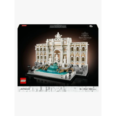 Bild av LEGO Architecture Trevifontänen Modell med italienskt landmärke, Byggset och skrivbordsprydnad från Rom att samla på eller nostalgisk födelsedagspresent till vuxna som älskar historia resor 21062