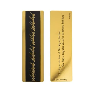 Bild av Cinereplicas Sagan om ringen metallbokmärke 14,8 x 4 cm officiell licens