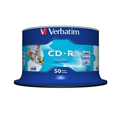 Bild av Verbatim 43438 DataLife Tryckbara CD R, 50 Stycken