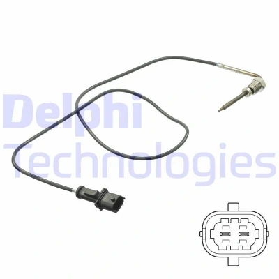 Bild av DELPHI TS30112 Palpeur, température des gaz FIAT: Croma II Break