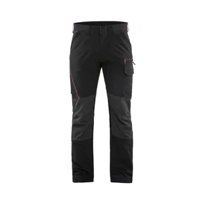Bild av SERVICEBYXA 1422 1645 4 VÄGS STRETCH SVART/RÖD D116 Beijerbygg Byggmaterial