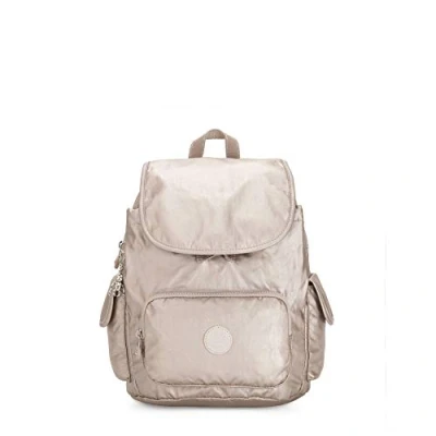 Bild av Kipling City Pack S ryggsäck (förpackning med 1), Metallisk glöd, 10.75&#039;&#039;L x 13.25&#039;&#039;H 7.5&#039;&#039;D, Dam liten ryggsäck, lätt mångsidig dagväska, väska