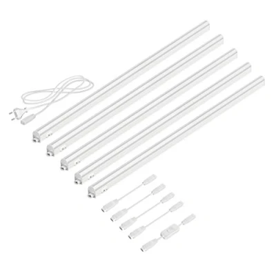 Bild av parlat LED underskåpsarmaturer Rigel, 87,3 cm vardera, med strömbrytare, 1118 lm vit, 5 st.
