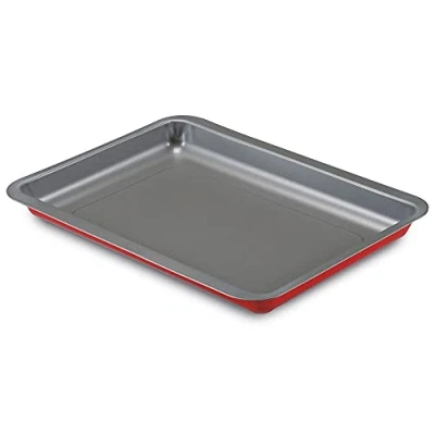 Bild av Guardini, Rossana 2.0, Rektangulär ugnsform 26 x 37 cm, stål med non stick beläggning, Röd/Grå, Rostfritt