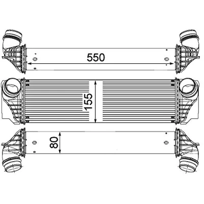 Bild av Laddluftkylare MAHLE CI 183 000P