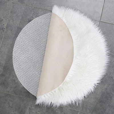 Bild av Teppich Wölkchen Mattunderlägg halkfri Skärbar matta för mattor, lådor, husbil, bagageutrymme Halkskyddsmatta, halkfritt underlag, universal glidmatta 110 cm runda