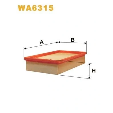 Bild av WIX FILTERS WA6315 Filtre à air 57 157 262 Cartouche filtrante RENAULT: LAGUNA 1, 1 Grandtour