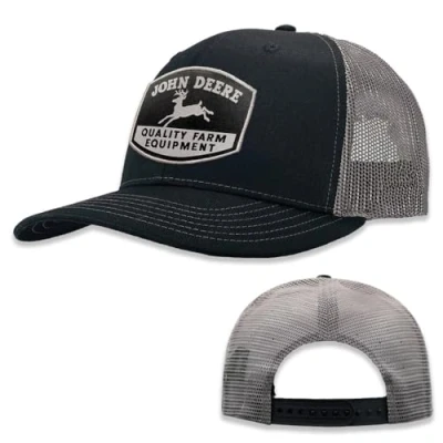 Bild av John Deere Svart Trucker Keps Moline 112 Cap Black/Charcoal @ Hatstore