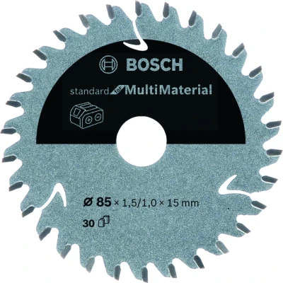 Bild av Bosch Standard for Multi Material cirkelsågklinga för sladdlösa sågar 85x1,5/1x15 T30