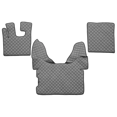 Bild av F CORE FL09 GRAY Ensemble de tapis sol Similicuir avant 3 gris