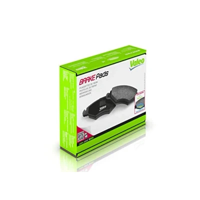 Bild av VALEO 601039 Jeu de plaquettes frein Essieu arrière contact signal d&#039;usure exclu avec kit vis fixation, tôle anti bruit