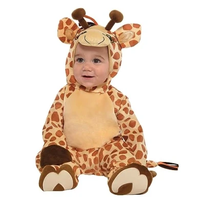 Bild av Amscan 9908444 barn junior giraff kostym (2 3 år), unisex barn, flerfärgad