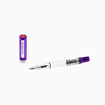 Bild av TWSBI Eco transparent lila stub 1,1 mm reservoarpenna