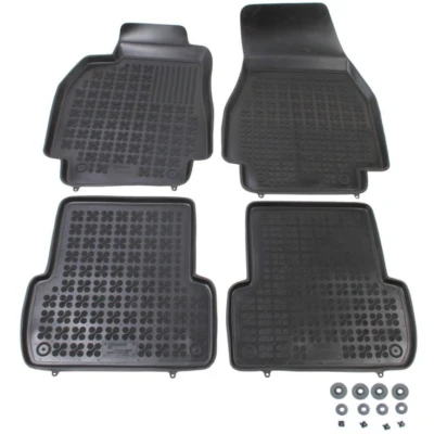 Bild av REZAW PLAST 201901 Ensemble de tapis sol Caoutchouc avant et arrière 4 noir Sur mesure RENAULT: MEGANE 2, 2 Kombi, Stufenheck