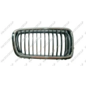 Bild av BLIC 6502 07 0075996PP Calandre avant droite chrome, noir BMW: 7