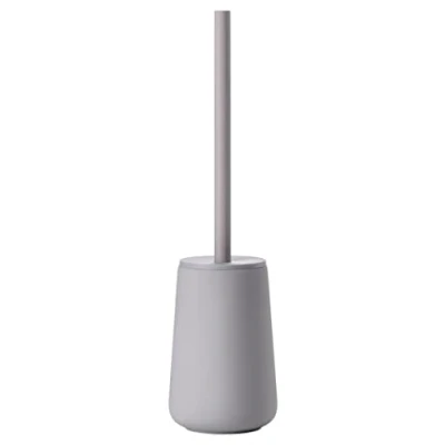 Bild av Zone Denmark Nova One toalettborste, keramisk toalettborste med borsthållare, soft touch beläggning, diameter 10,3 cm, höjd 37 Gull Grey