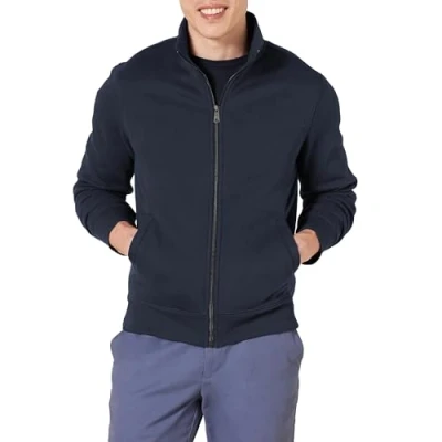 Bild av Amazon Essentials herrtröja helt blixtlås fleece tröja, marinblå, X Large