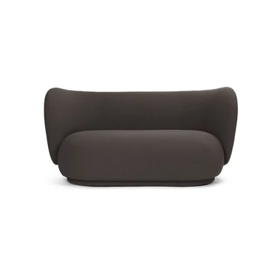 Bild av Ferm Living Rico 2 seater Sofa Soffa för personer Grain Chocolate W148 x D84 H76.5 cm
