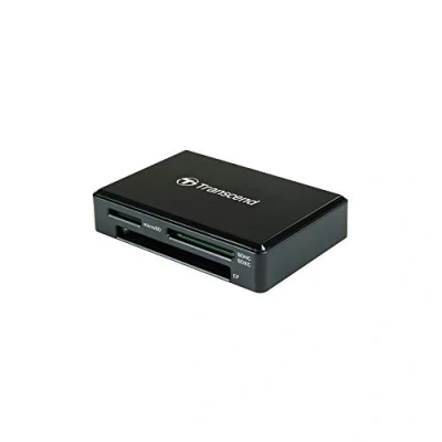 Bild av Transcend USB 3.1 Type C 3 in 1 Card Reader for SDHC, SDXC, SD, microSDHC, microSDXC, microSD, CompactFlash &amp; UHS I (TS RDC8K2) Black